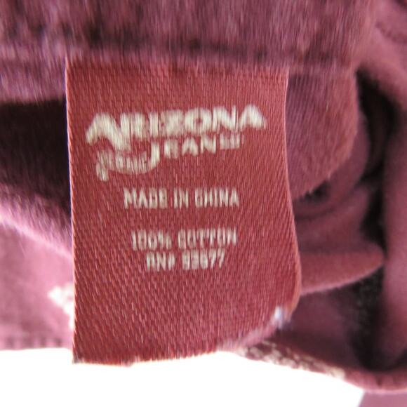 Arizona Men's Burgundy Tribal Gorpcore Campcore Casual Button Down Shirt Medium - Picture 5 of 6